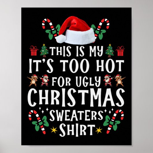 Dit is m'n te warme kerstkeuken. poster (Voorkant)