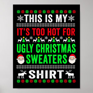 Dit is m'n te warme kerstkeuken. poster