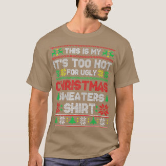 Dit is m'n te warme kerstkeuken. t-shirt