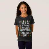 Dit is m'n te warme kerstkeuken. t-shirt (Voorkant volledig)