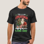 Dit is My Christmas Pajama Shirt Santa Goat Boerde<br><div class="desc">Dit is My Christmas Pajama Shirt Santa Goat Farm Animals</div>