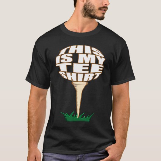 Dit is MyGolfer Funny Golf T T-shirt (Voorkant)