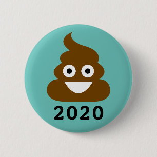 Dit is naar een beter volgend jaar Jaar 2020 Ronde Button 5,7 Cm