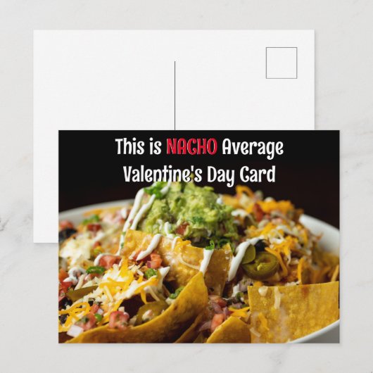 Dit is NACHO Gemiddelde Nachos Valentijnsdag Kaart (Voorkant / Achterkant)
