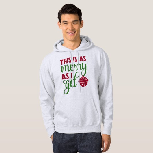 Dit is net zo mooi als ik krijg - grappige kerst hoodie (Voorkant volledig)