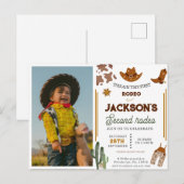Dit Is Niet De Eerste Rodeo Cowboy foto 2e Verjaar Briefkaart (Voorkant / Achterkant)