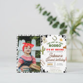 Dit is niet de eerste rodeo van deze cowboy foto 2 briefkaart (Staand voorkant)