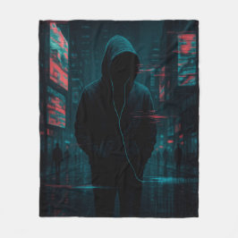 Dit is niet de originele versie - Glitchcore Art Fleece Deken