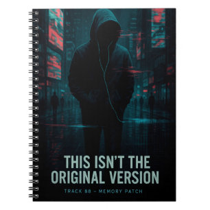 Dit is niet de originele versie - Glitchcore Art Notitieboek