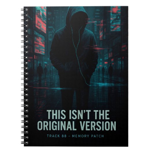 Dit is niet de originele versie - Glitchcore Art Notitieboek (Voorkant)