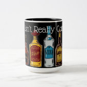 Dit is niet echt koffie tweekleurige koffiemok (Center)