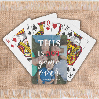 Dit Is Niet Game Over Funny Familie Pokerkaarten
