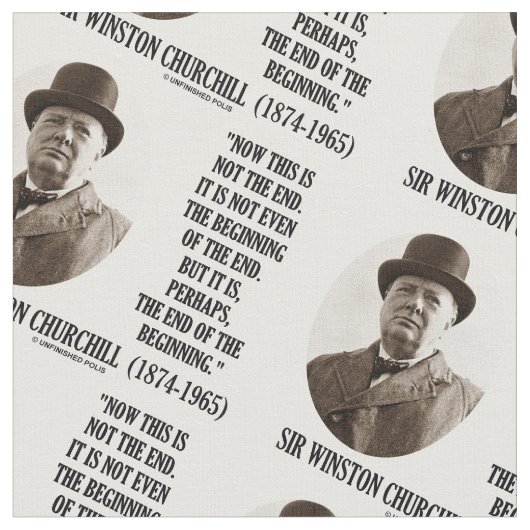 Dit is niet het einde van de Winston Churchill Stof (Close Up)