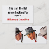 Dit is niet het Pet Visitekaartje (Voorkant / Achterkant)