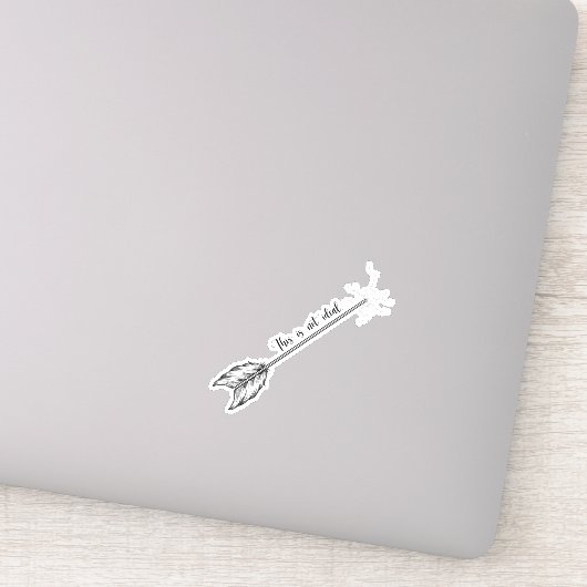 Dit is niet ideaal Sticker – Z&W (Detail)