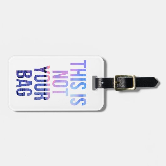 Dit is niet je Bagagelabel (Voorkant horizontaal)