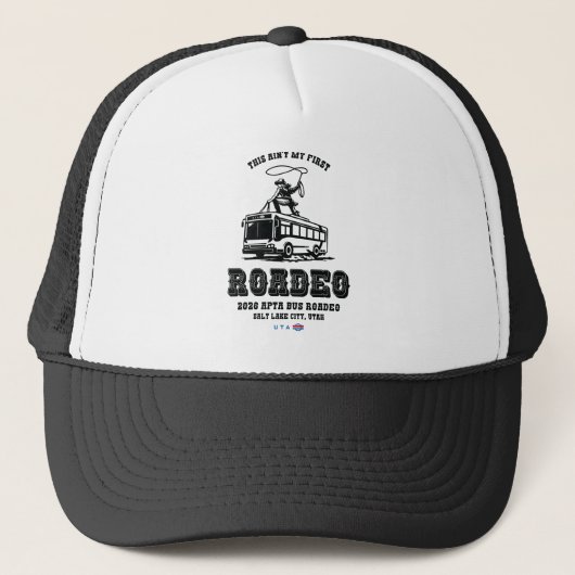 Dit Is Niet Mijn Eerste Roadeo Truckerhoed Trucker Pet (Voorkant)