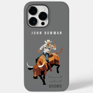 Dit is niet mijn eerste RODEO: Bull rider Case-Mate iPhone 14 Pro Max Hoesje