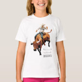 Dit is niet mijn eerste RODEO: Bull rider T-shirt (Voorkant)