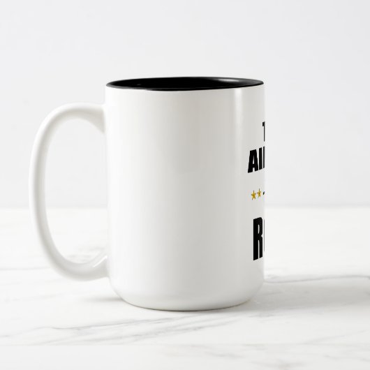 dit is niet mijn eerste rodeo coole grappige mug d tweekleurige koffiemok (Links)