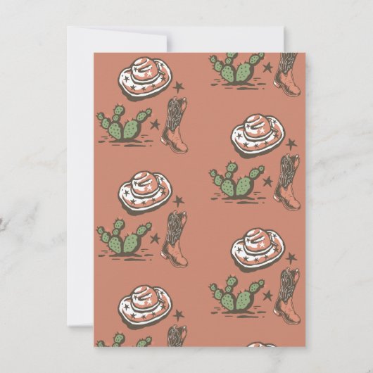 Dit is niet mijn eerste Rodeo Cowb Birthday Kaart (Achterkant)