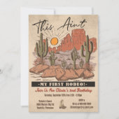 Dit is niet mijn eerste Rodeo Cowboy verjaardagsfe Kaart (Voorkant)