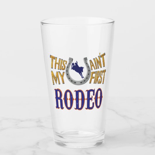 Dit is niet mijn eerste Rodeo. Glas (Voorkant)