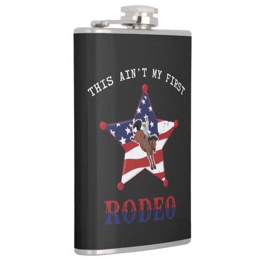 Dit is niet mijn eerste RODEO Heupfles (Rechts)
