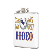 Dit is niet mijn eerste Rodeo. Heupfles (Links)