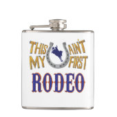 Dit is niet mijn eerste Rodeo. Heupfles (Voorkant)