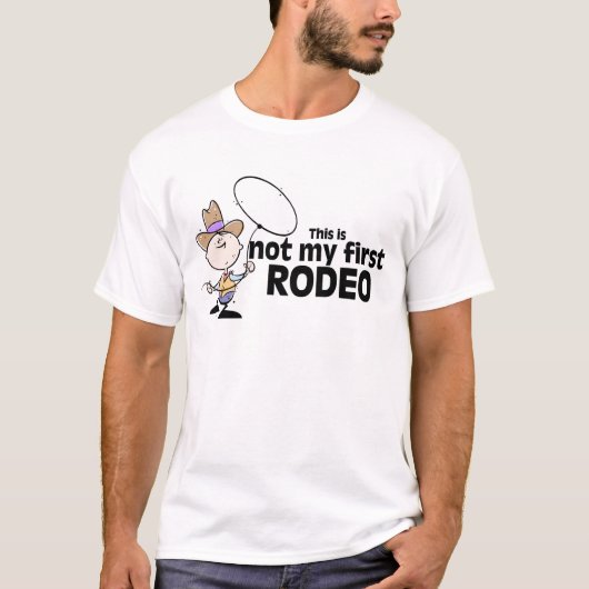 Dit is niet mijn eerste rodeo t-shirt (Voorkant)