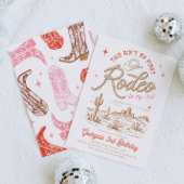 Dit is niet mijn eerste rodeo-uitnodiging kaart