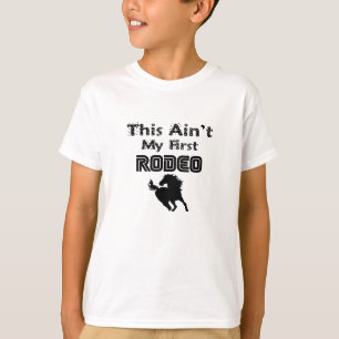 Dit Is Niet Mijn Eerste Rodeo Unisex Kinderen T-sh T-shirt