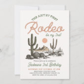 Dit is niet mijn eerste Rodeo Westerne 2e verjaard Kaart (Voorkant)