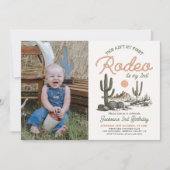 Dit is niet mijn eerste Rodeo Westerne 2e verjaard Kaart (Voorkant)