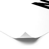 Dit is NIET normaal! Protest bord Poster (Hoek)