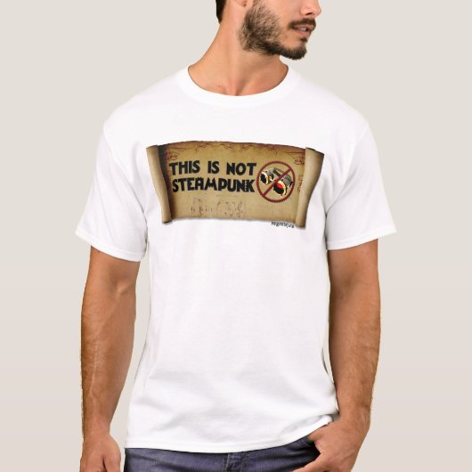 Dit is niet Steampunk T-shirt (Voorkant)