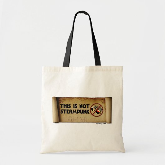Dit is niet Steampunk Tote Bag (Voorkant)