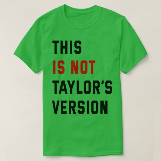 dit is niet taylors versie TShirt 9 (Design voorkant)