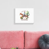 Dit is niet Texas Cowgirl Horse Canvas Afdruk (Insitu (Woonkamer))