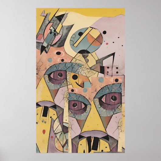 Dit is niet Tiki - Ken Gage Surreal Art Poster (Voorkant)