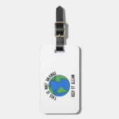 Dit is niet uranus, houd het schoon bagagelabel (Voorkant verticaal)