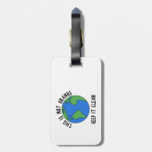 Dit is niet uranus, houd het schoon bagagelabel (Achterkant verticaal)