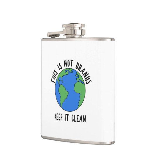 Dit is niet uranus, houd het schoon heupfles (Links)