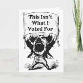 Dit is niet waar ik voor heb gestemd kaart (Voorkant)