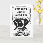 Dit is niet waar ik voor heb gestemd kaart (Gele Bloem)