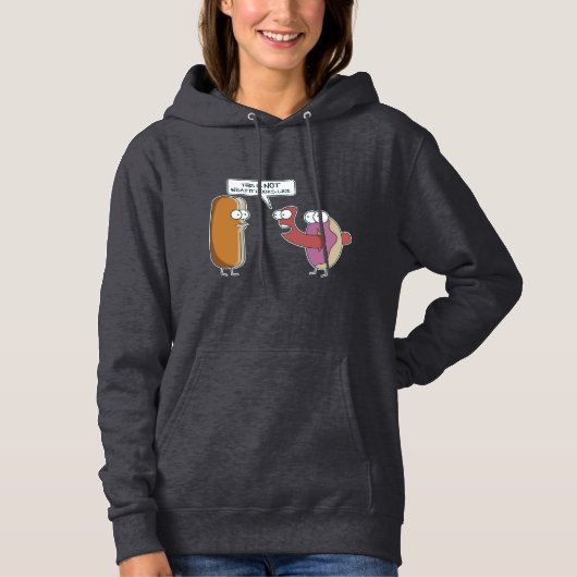 Dit is niet wat het lijkt hoodie (Voorkant)