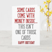 Dit is niet zo'n kaartje, grappige verjaardag kaart (Gele Bloem)