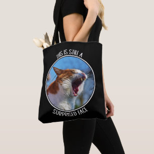 Dit is nog steeds een verrast gezicht Grappige Sch Tote Bag
