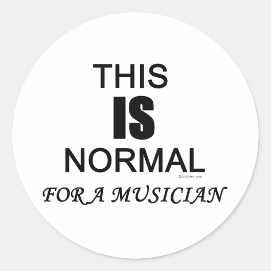 Dit is normaal ronde sticker (Voorkant)